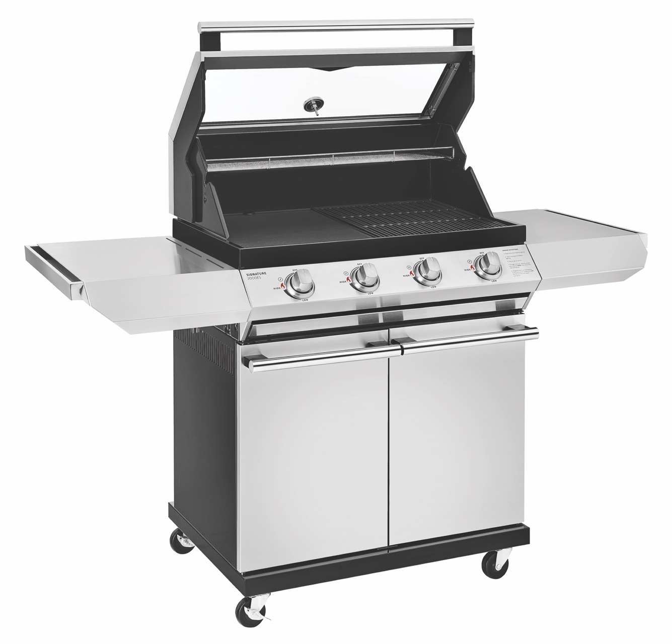 Beefeater Gasgrill 2000S Serie - 4 Brenner Grillwagen inkl. Seitenbrenner Beefeater Gasgrill 2000S Serie - 4 Brenner Grillwagen inkl. Seitenbrenner
