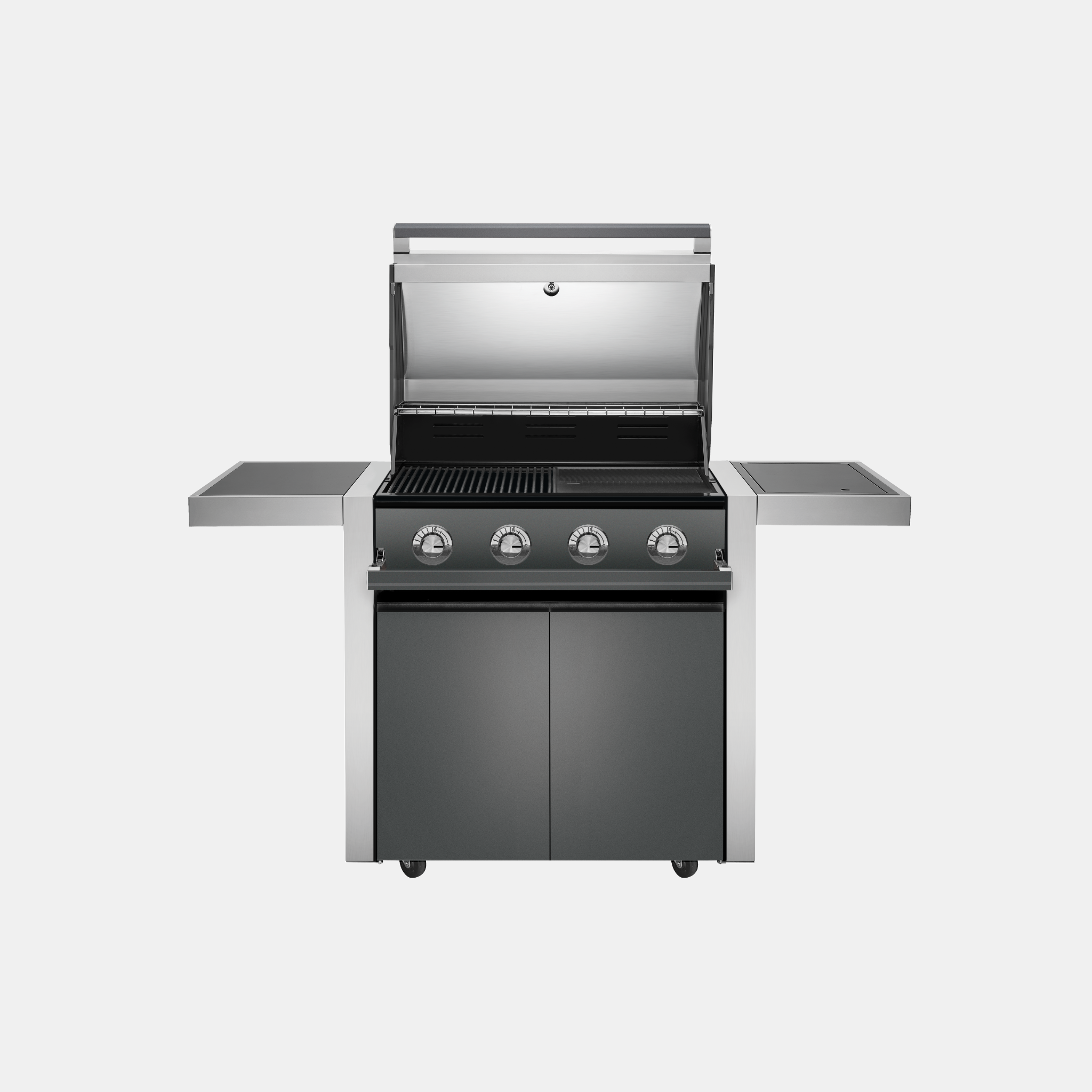 BeefEater 1700 Serie · 4-Brenner Grillwagen inkl. Seitenbrenner